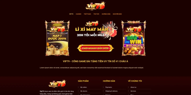 Khám phá hệ thống trò chơi đa dạng tại Vip79