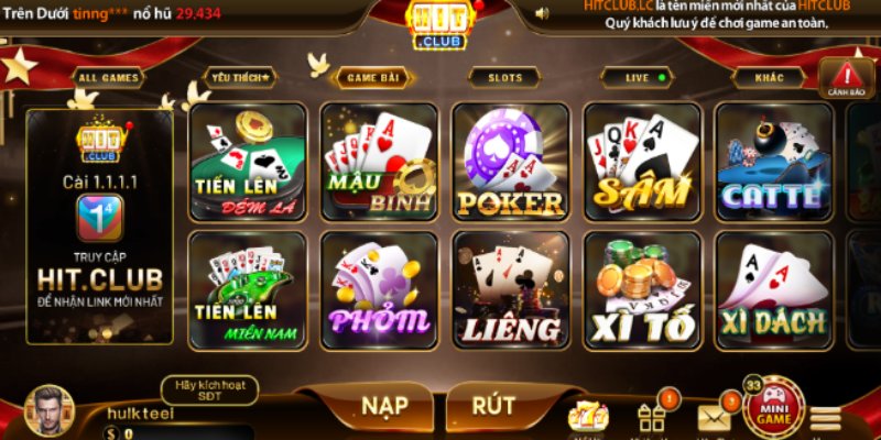 Giới thiệu Hitclub mang đến hệ thống giải trí đa dạng cho người chơi