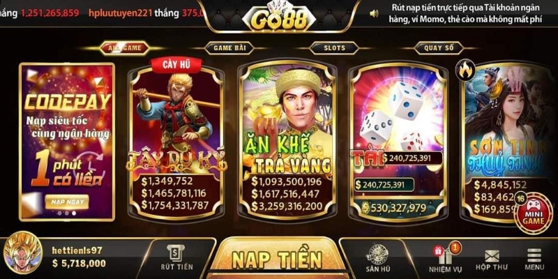 Hạ tầng công nghệ của Go88